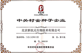 中关村金种子企业
